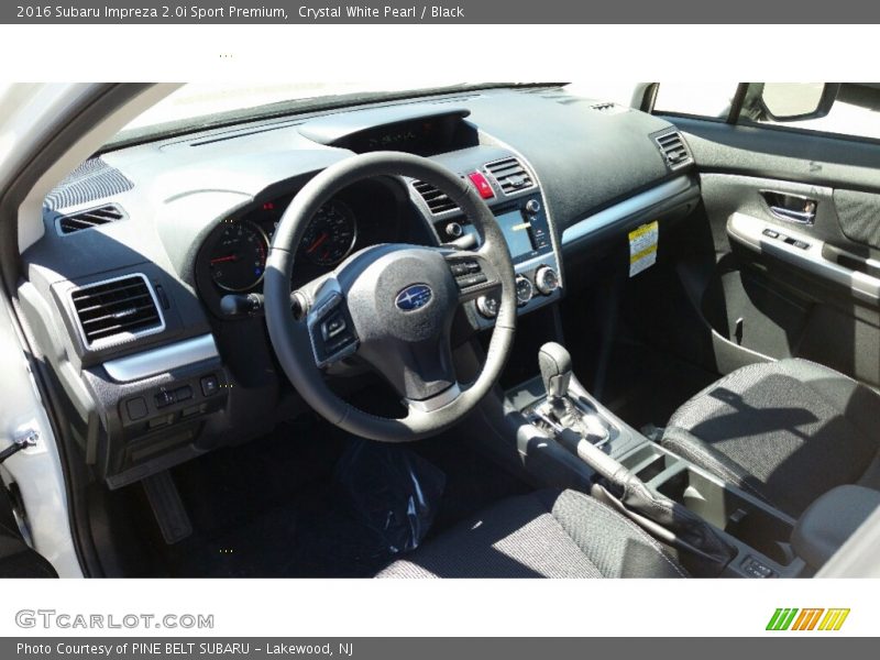 Crystal White Pearl / Black 2016 Subaru Impreza 2.0i Sport Premium