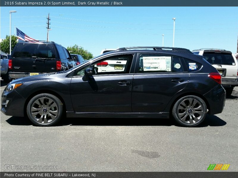 Dark Gray Metallic / Black 2016 Subaru Impreza 2.0i Sport Limited