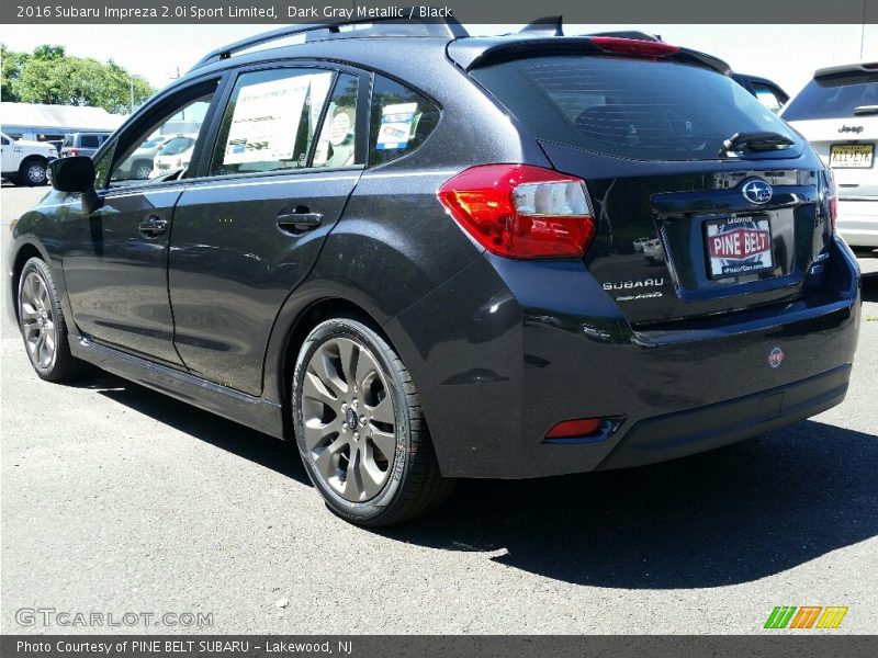 Dark Gray Metallic / Black 2016 Subaru Impreza 2.0i Sport Limited