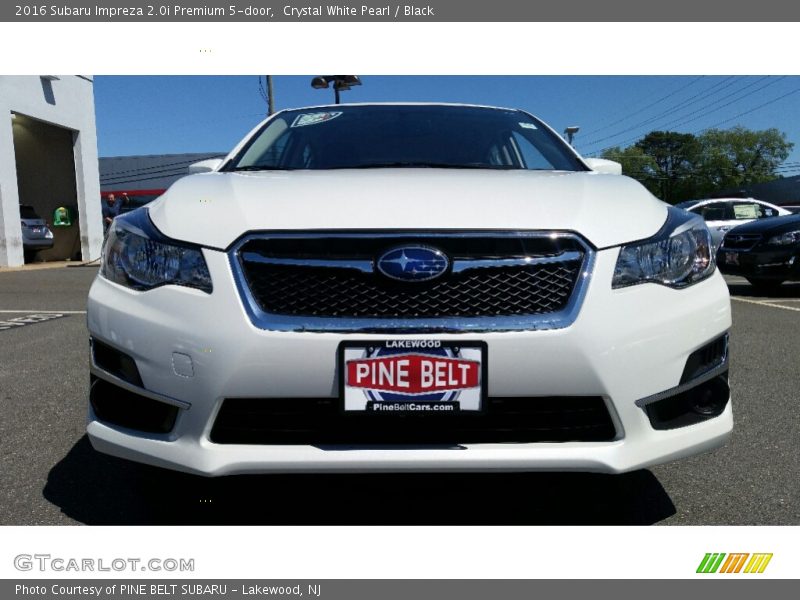 Crystal White Pearl / Black 2016 Subaru Impreza 2.0i Premium 5-door
