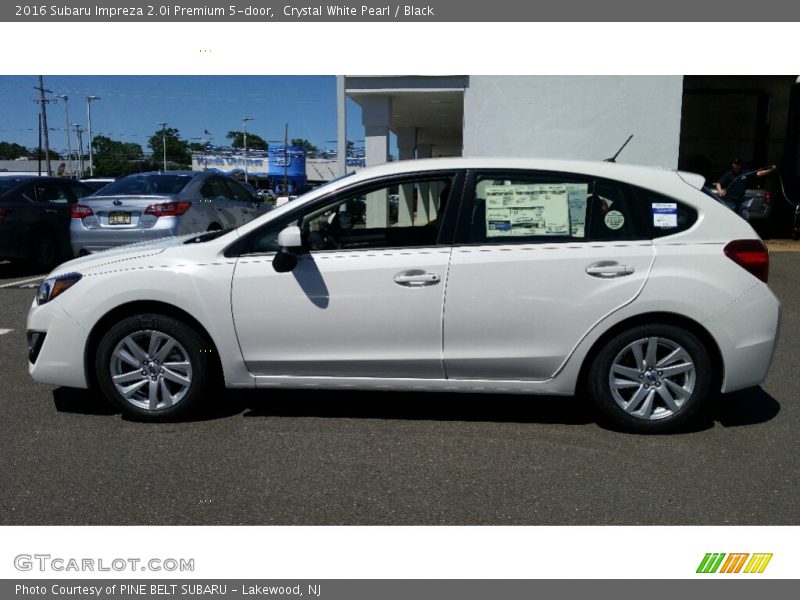 Crystal White Pearl / Black 2016 Subaru Impreza 2.0i Premium 5-door