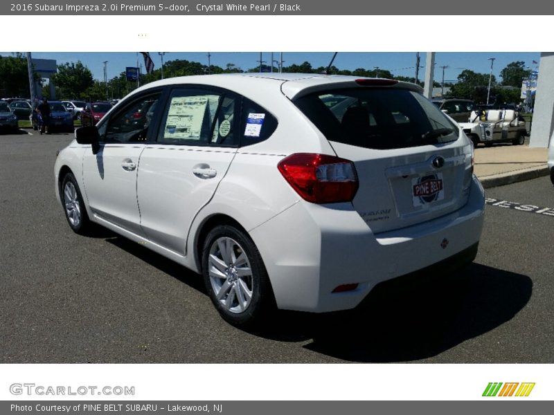 Crystal White Pearl / Black 2016 Subaru Impreza 2.0i Premium 5-door