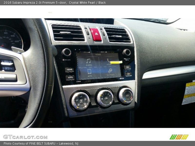 Crystal White Pearl / Black 2016 Subaru Impreza 2.0i Premium 5-door
