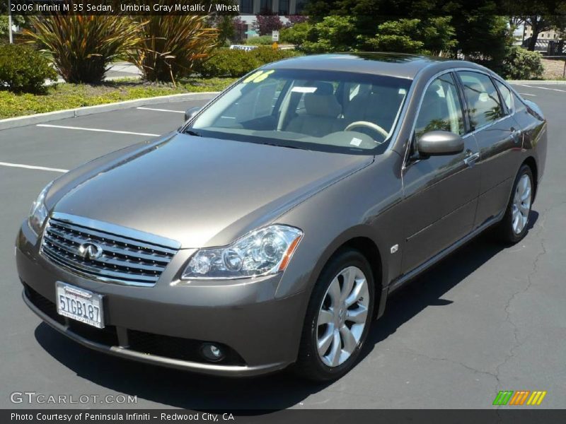 Umbria Gray Metallic / Wheat 2006 Infiniti M 35 Sedan