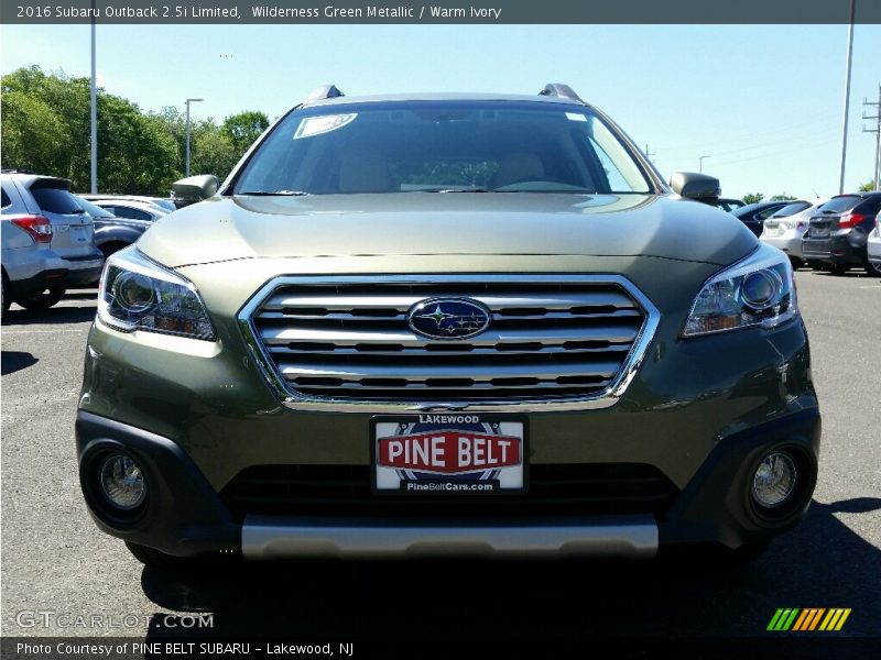 Wilderness Green Metallic / Warm Ivory 2016 Subaru Outback 2.5i Limited