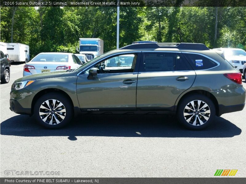 Wilderness Green Metallic / Warm Ivory 2016 Subaru Outback 2.5i Limited