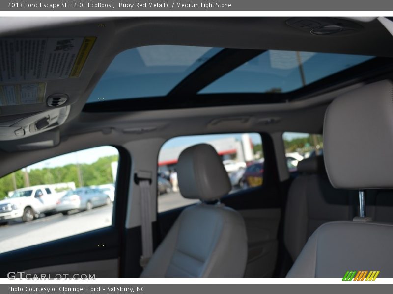 Ruby Red Metallic / Medium Light Stone 2013 Ford Escape SEL 2.0L EcoBoost