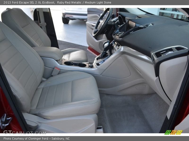 Ruby Red Metallic / Medium Light Stone 2013 Ford Escape SEL 2.0L EcoBoost