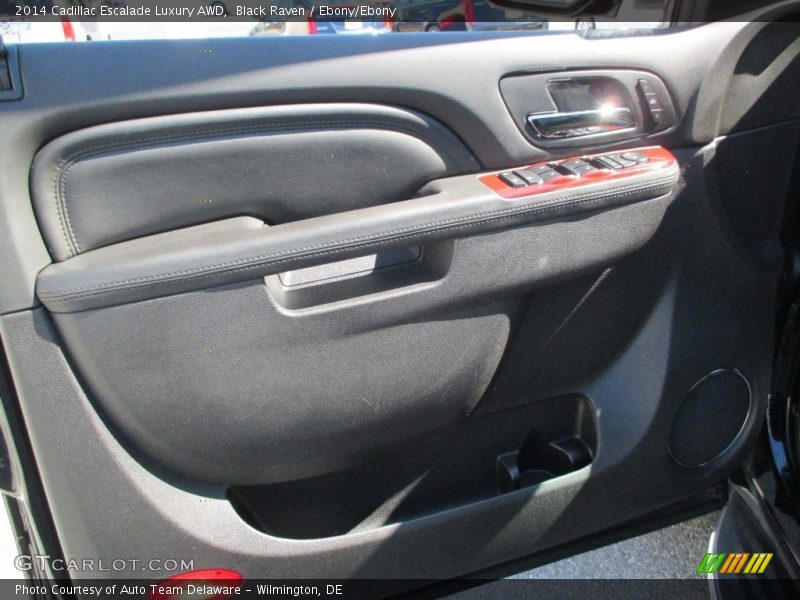 Black Raven / Ebony/Ebony 2014 Cadillac Escalade Luxury AWD