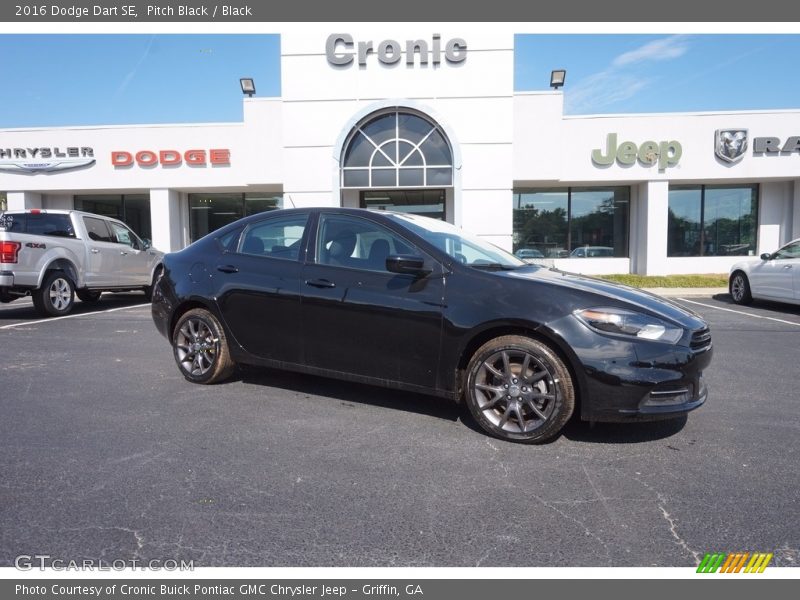 Pitch Black / Black 2016 Dodge Dart SE