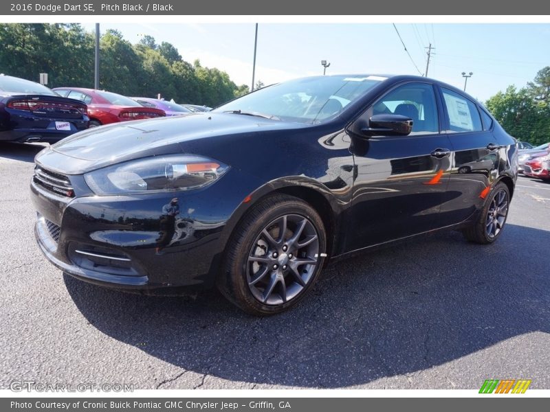 Pitch Black / Black 2016 Dodge Dart SE