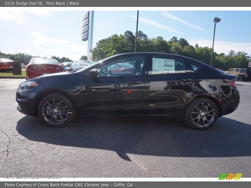 Pitch Black / Black 2016 Dodge Dart SE