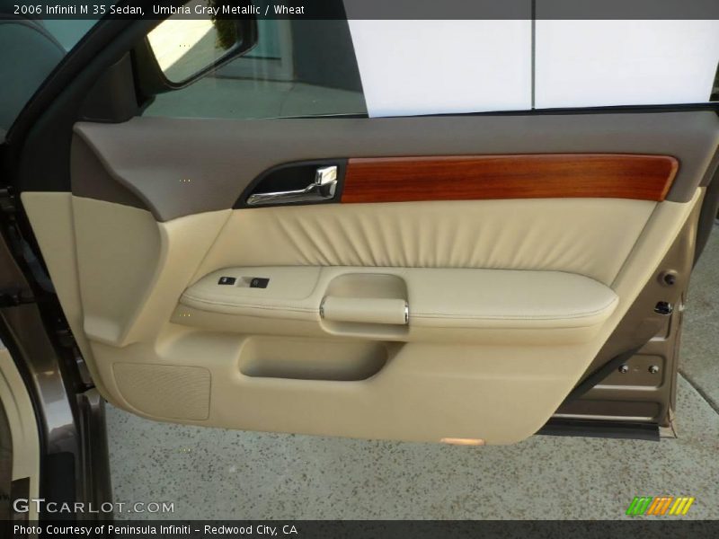 Umbria Gray Metallic / Wheat 2006 Infiniti M 35 Sedan