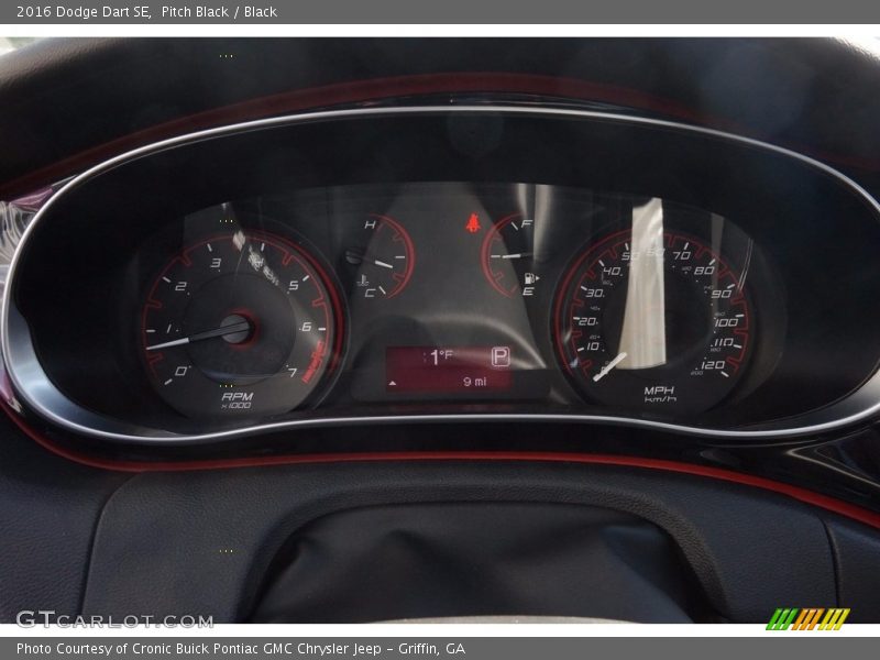 Pitch Black / Black 2016 Dodge Dart SE
