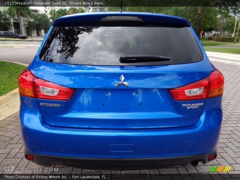 Octane Blue / Black 2015 Mitsubishi Outlander Sport ES