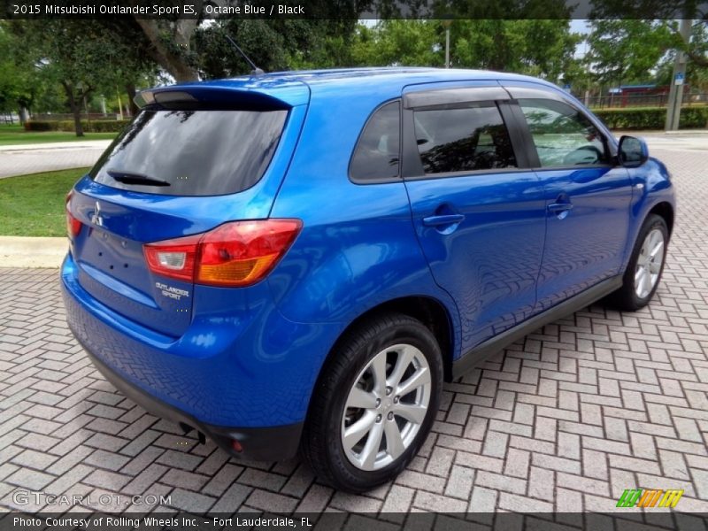 Octane Blue / Black 2015 Mitsubishi Outlander Sport ES