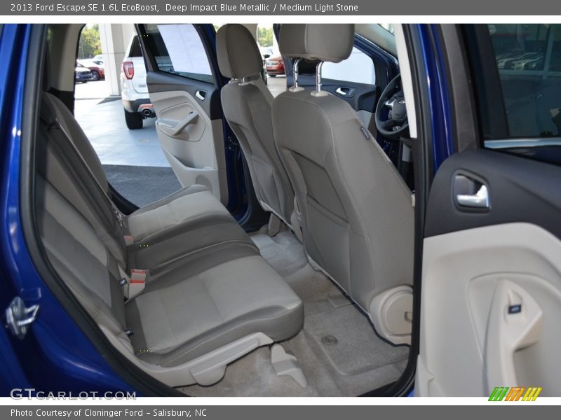 Deep Impact Blue Metallic / Medium Light Stone 2013 Ford Escape SE 1.6L EcoBoost