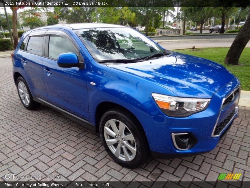 Octane Blue / Black 2015 Mitsubishi Outlander Sport ES