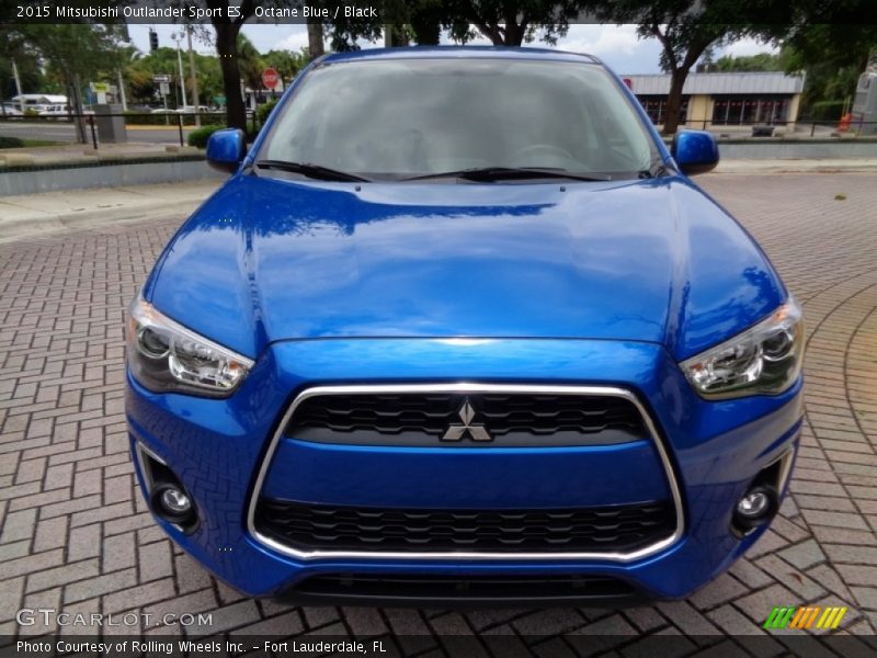 Octane Blue / Black 2015 Mitsubishi Outlander Sport ES