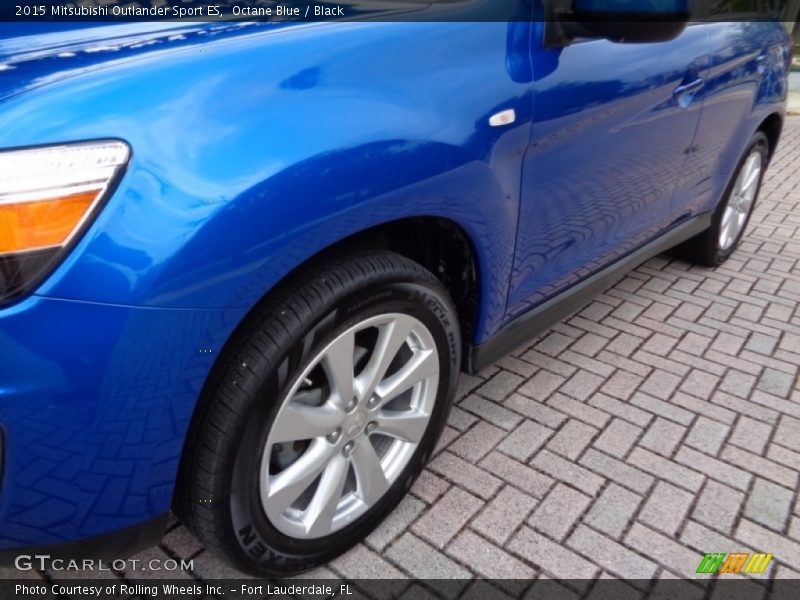 Octane Blue / Black 2015 Mitsubishi Outlander Sport ES