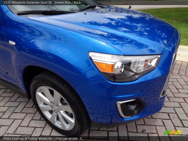 Octane Blue / Black 2015 Mitsubishi Outlander Sport ES