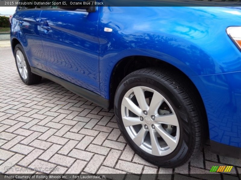 Octane Blue / Black 2015 Mitsubishi Outlander Sport ES