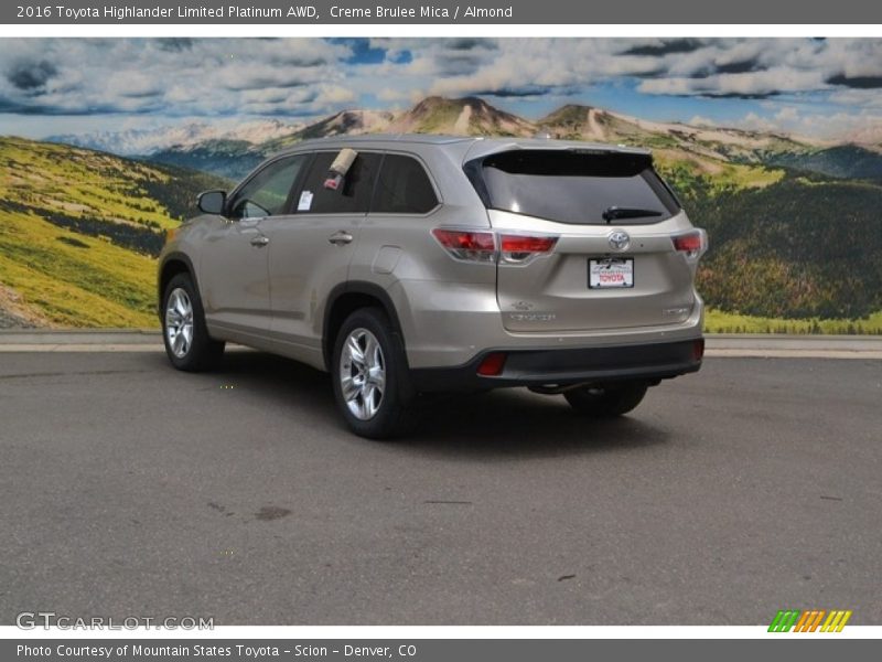 Creme Brulee Mica / Almond 2016 Toyota Highlander Limited Platinum AWD