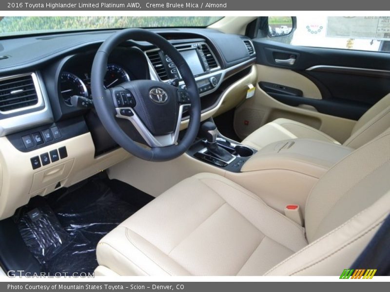 Creme Brulee Mica / Almond 2016 Toyota Highlander Limited Platinum AWD