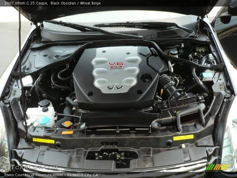 Black Obsidian / Wheat Beige 2007 Infiniti G 35 Coupe