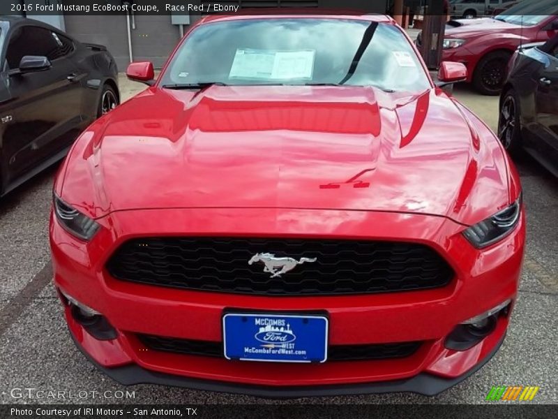 Race Red / Ebony 2016 Ford Mustang EcoBoost Coupe