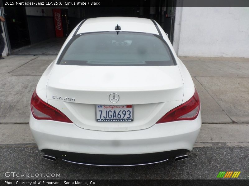 Cirrus White / Black 2015 Mercedes-Benz CLA 250