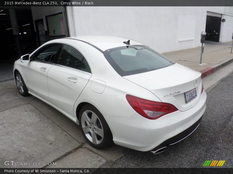 Cirrus White / Black 2015 Mercedes-Benz CLA 250