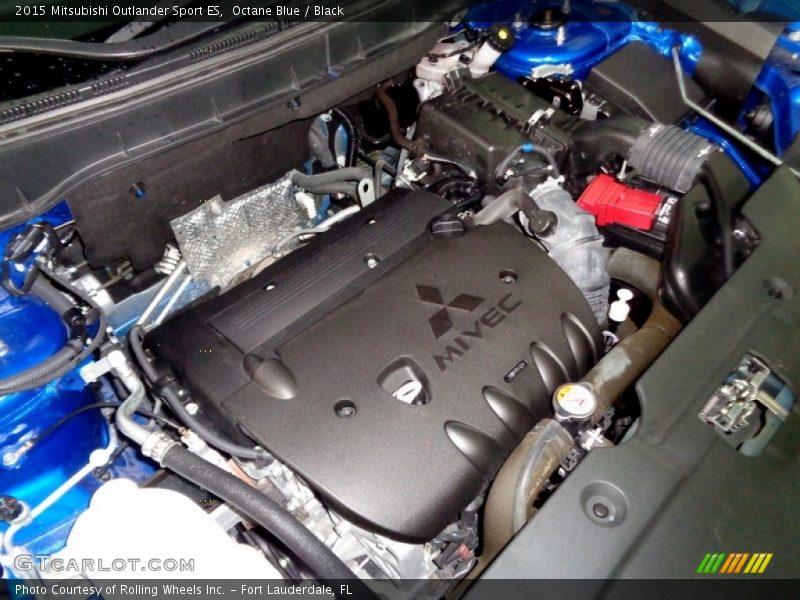Octane Blue / Black 2015 Mitsubishi Outlander Sport ES