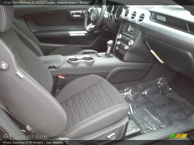 Shadow Black / Ebony 2016 Ford Mustang EcoBoost Coupe