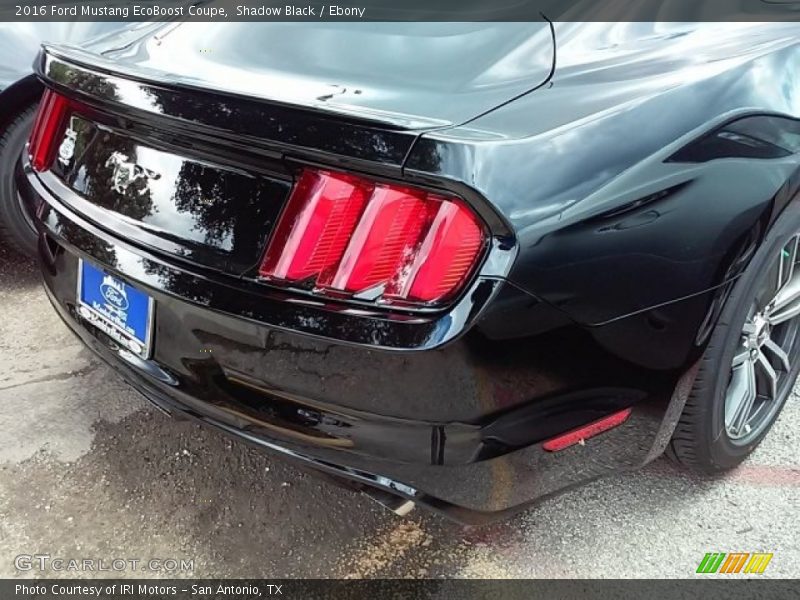Shadow Black / Ebony 2016 Ford Mustang EcoBoost Coupe