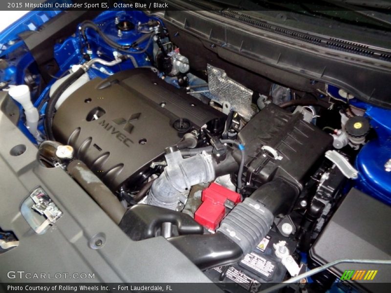 Octane Blue / Black 2015 Mitsubishi Outlander Sport ES