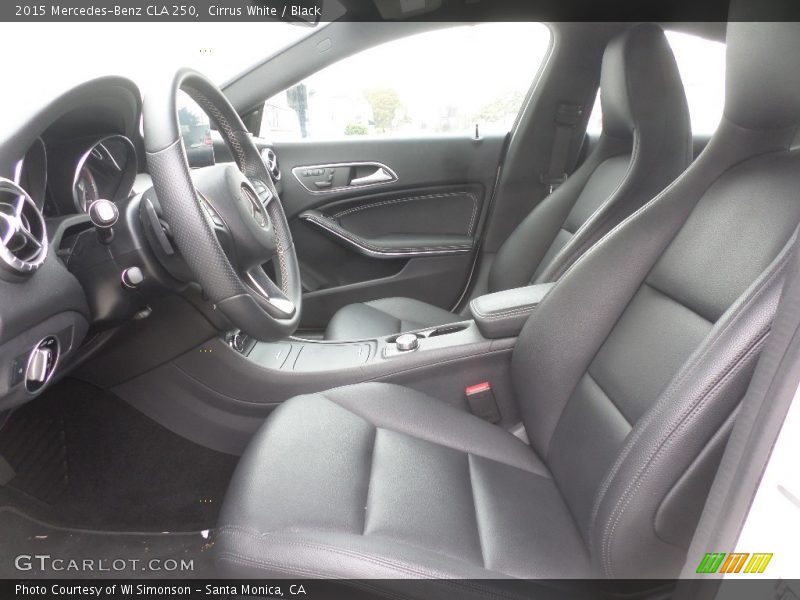 Cirrus White / Black 2015 Mercedes-Benz CLA 250