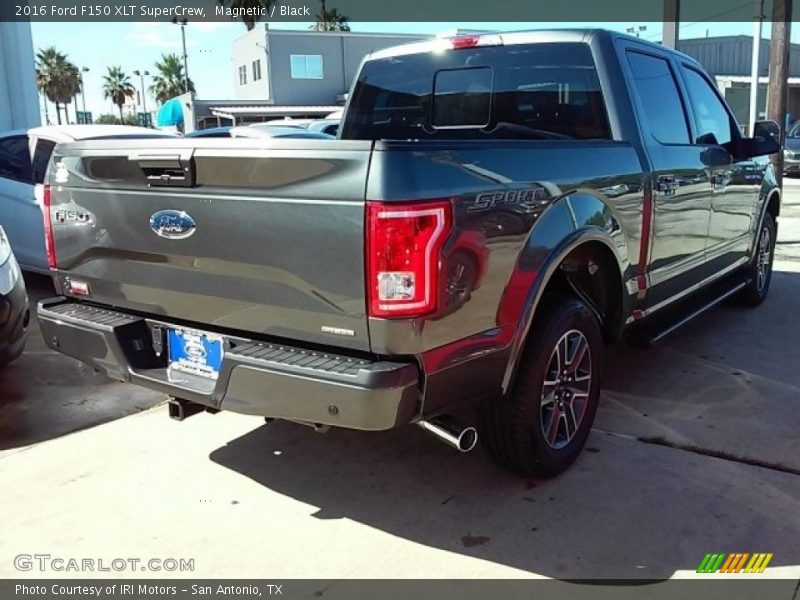 Magnetic / Black 2016 Ford F150 XLT SuperCrew