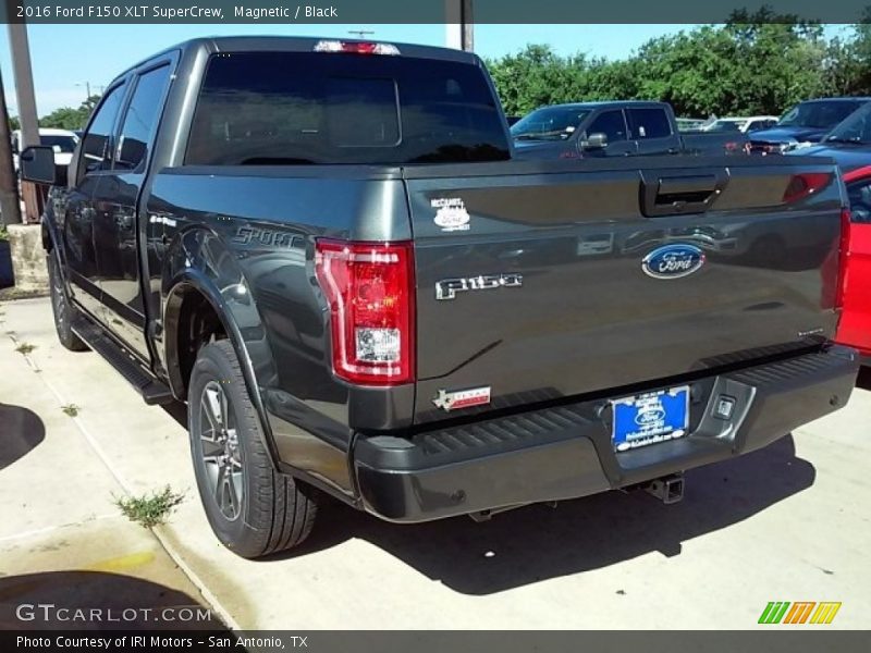 Magnetic / Black 2016 Ford F150 XLT SuperCrew