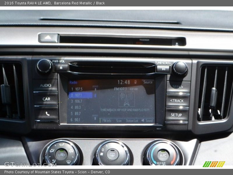 Barcelona Red Metallic / Black 2016 Toyota RAV4 LE AWD