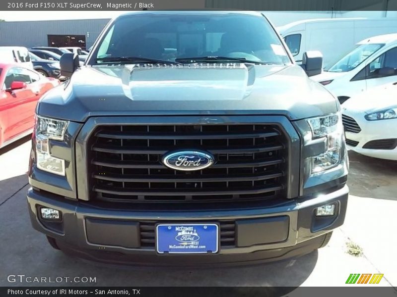 Magnetic / Black 2016 Ford F150 XLT SuperCrew