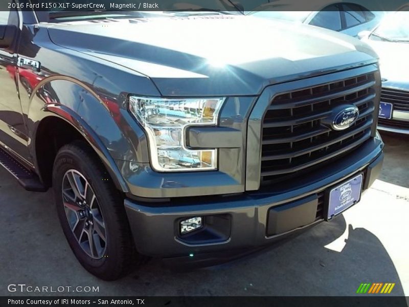Magnetic / Black 2016 Ford F150 XLT SuperCrew