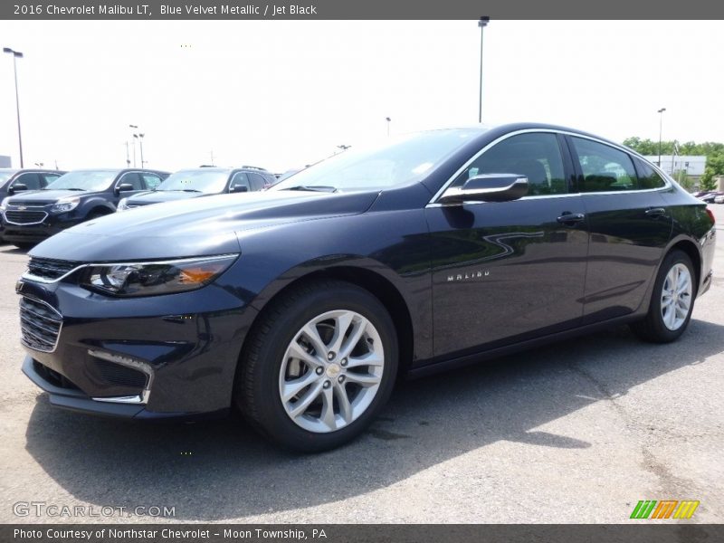Blue Velvet Metallic / Jet Black 2016 Chevrolet Malibu LT