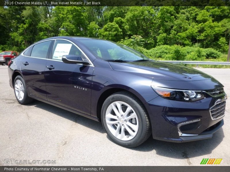 Blue Velvet Metallic / Jet Black 2016 Chevrolet Malibu LT