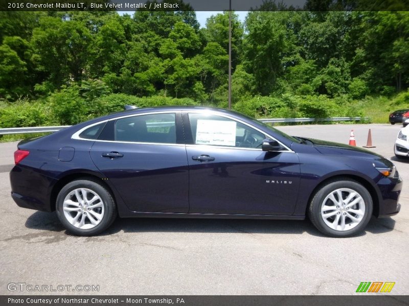 Blue Velvet Metallic / Jet Black 2016 Chevrolet Malibu LT