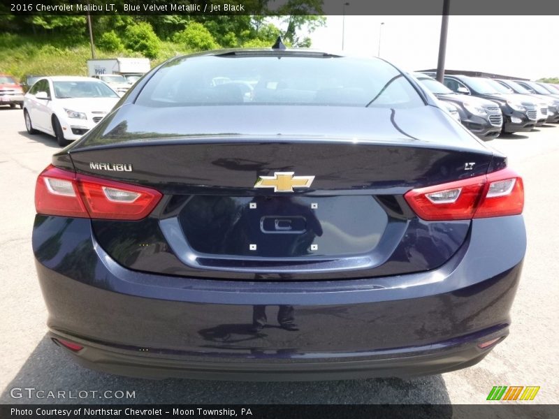 Blue Velvet Metallic / Jet Black 2016 Chevrolet Malibu LT