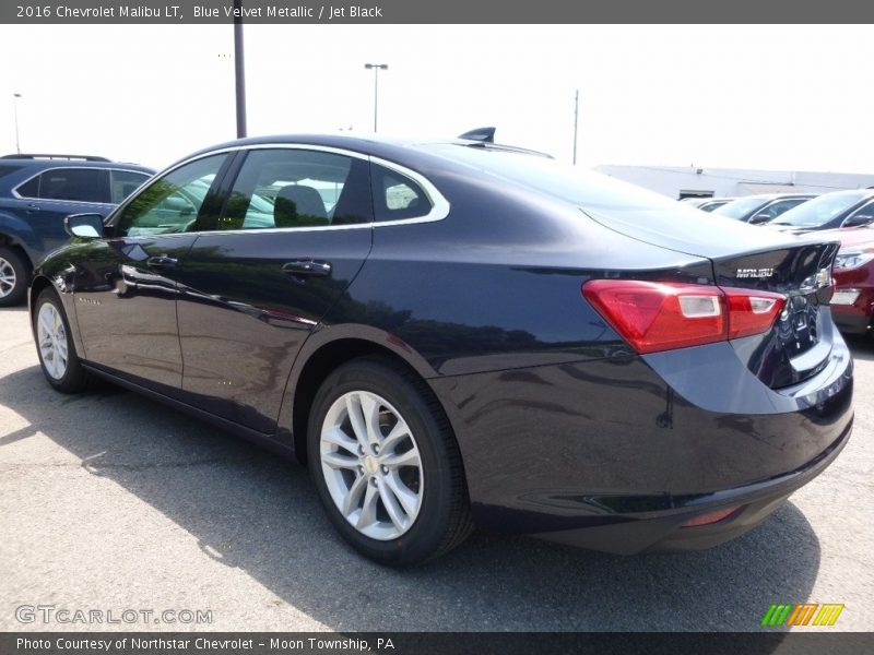 Blue Velvet Metallic / Jet Black 2016 Chevrolet Malibu LT