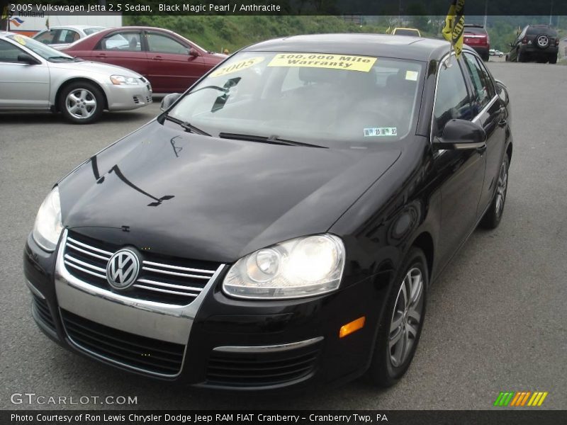 Black Magic Pearl / Anthracite 2005 Volkswagen Jetta 2.5 Sedan