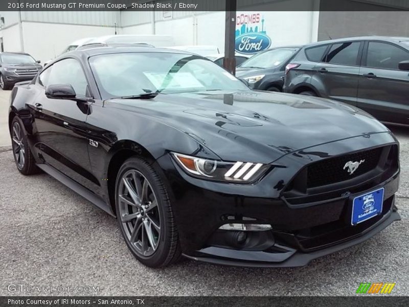 Shadow Black / Ebony 2016 Ford Mustang GT Premium Coupe