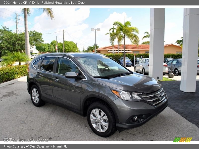 Polished Metal Metallic / Gray 2014 Honda CR-V EX-L